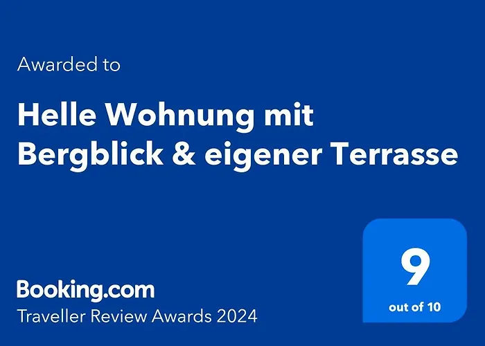 Helle Wohnung Mit Bergblick & Eigener Terrasse